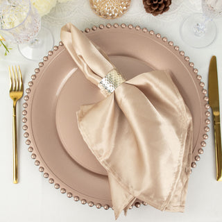 Versatile and Durable Rose Gold Charger Plates for Any Occasion