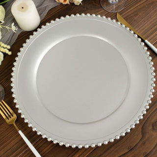 Enhance Your Table Setting with Silver Acrylic Charger Plates Enhance Your Table Setting with Silver Acrylic Charger Plates