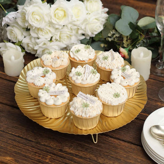 Stunning Gold Metal Dessert Display Centerpiece Stunning Gold Metal Dessert Display Centerpiece