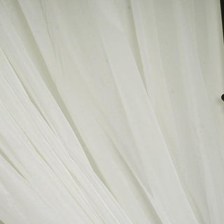 Create a Stunning Event with Premium Ivory Chiffon Backdrops