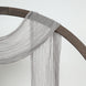 20ft Gray Gauze Cheesecloth Fabric Wedding Arch Drapery, Window Scarf Valance, Boho Decor#whtbkgd