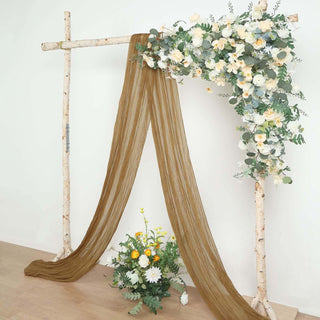 Durable and Delicate Taupe Gauze Cheesecloth Fabric Durable and Delicate Taupe Gauze Cheesecloth Fabric