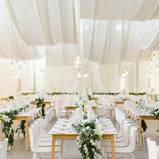 Create Unforgettable Moments with Ivory Sheer Ceiling Drape Curtain Panels