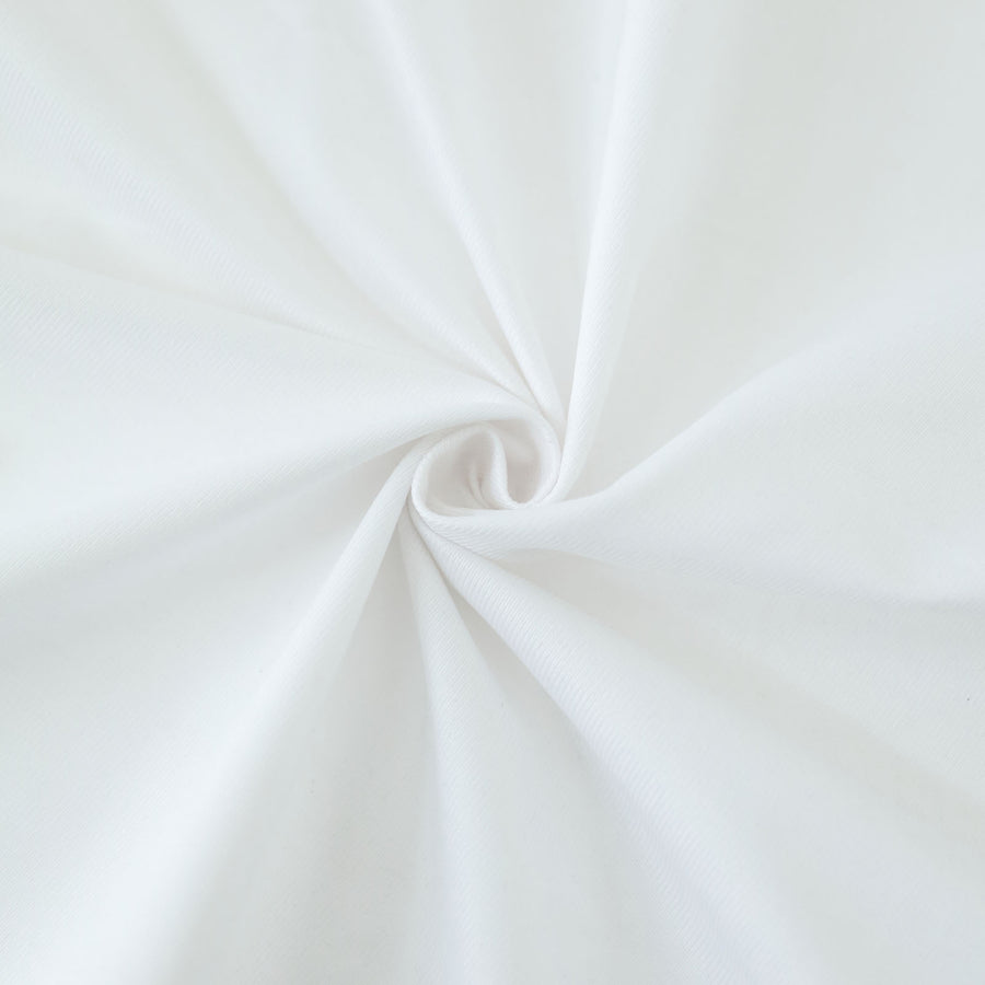 5ftx40ft White Polyester Ceiling Drapes Backdrop Curtain Panels Wedding Arch Fire Retardant#whtbkgd