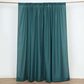 Add Elegance to Your Event with Peacock Teal Polyester Photography Backdrop Curtains Add Elegance to Your Event with Peacock Teal Polyester Photography Backdrop Curtains