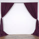 2 Pack Red Scuba Polyester Curtain Panel Inherently Flame Resistant Backdrops Wrinkle Free