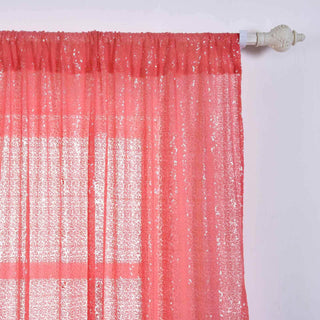 Add a Touch of Elegance to Your Space with Coral Sequin Curtains Add a Touch of Elegance to Your Space with Coral Sequin Curtains