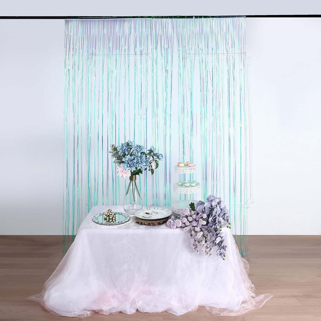 Metallic Foil Fringe Curtain, Backdrop Curtain