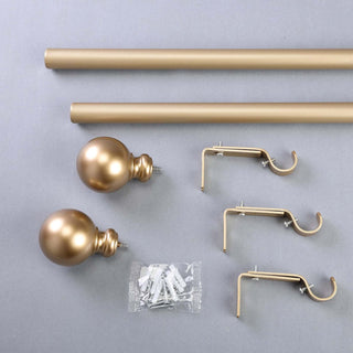 Add a Touch of Glamour with the Gold Curtain Rod Add a Touch of Glamour with the Gold Curtain Rod