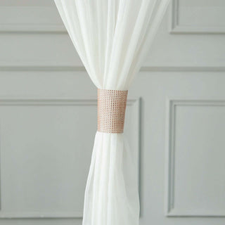 Add a Touch of Luxury with Rose Gold Rhinestone Mesh Bands Add a Touch of Luxury with Rose Gold Rhinestone Mesh Bands