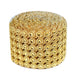 4inchx10 Yards Gold Fleur Diamond Rhinestone Ribbon Wrap Roll, DIY Craft Ribbon#whtbkgd