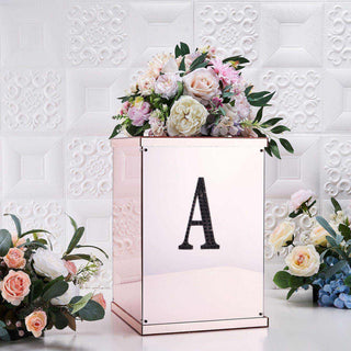 Elevate Your Decor with Black Rhinestone Alphabet Letter Stickers Elevate Your Decor with Black Rhinestone Alphabet Letter Stickers