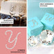 12 Pack | 1.5inch Clear Rhinestone Monogram Letter Jewel Sticker Self Adhesive DIY Diamond Decor - S