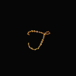 Make a Statement with the Gold Rhinestone Monogram Letter Sticker in T Make a Statement with the Gold Rhinestone Monogram Letter Sticker in T