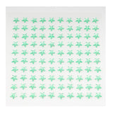 Apple Green Star Shape Stick-On Diamond Rhinestone Stickers, DIY Self Adhesive Craft Gems#whtbkgd