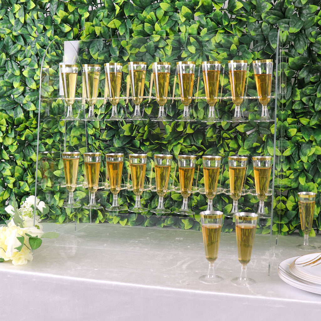 Acrylic Champagne Glass Holder Wine Glass Rack