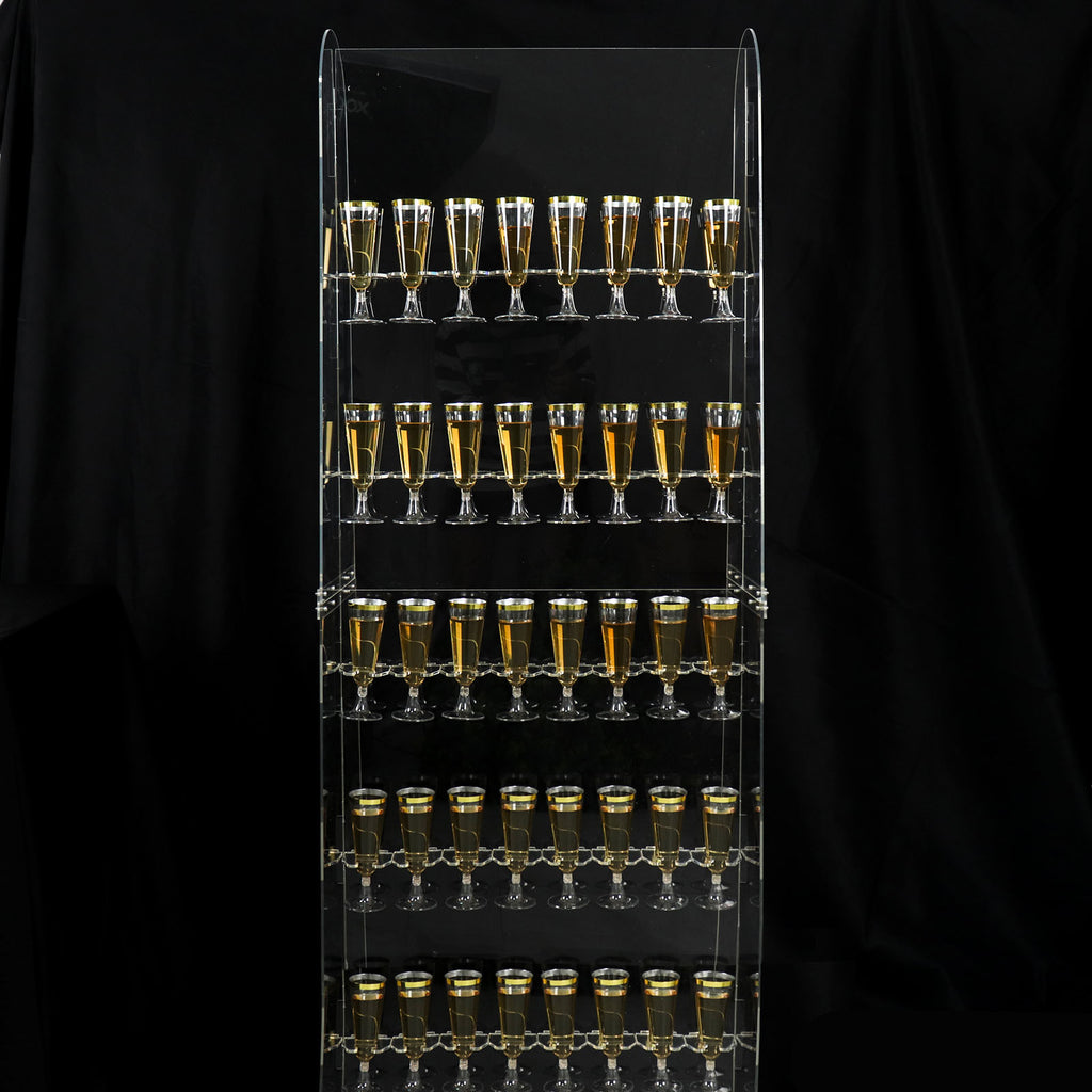Display Rack Acrylic Champagne Glass Wall Holder For Wedding Champagne Cup  Display Steel Wall, Metal Display, Acrylic Display, Wood Rack - Buy China  Wholesale Champagne Cup Display $45