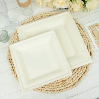 Enhance Your Event with White Biodegradable Bagasse Plates