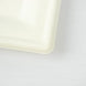 50 Pack | 8inch White Biodegradable Bagasse Square Salad Plates, Sugarcane Appetizer/Dessert Plates