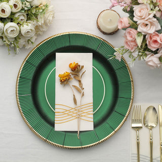 Make a Statement with Green and Gold Party Decor