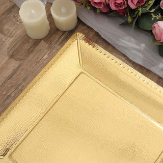Leather Like Cardboard Serving Trays for Any Occasion