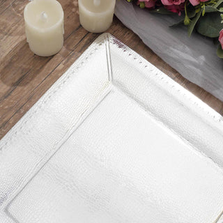 Leather Like Cardboard Serving Trays for a Chic and Sophisticated Event Leather Like Cardboard Serving Trays for a Chic and Sophisticated Event