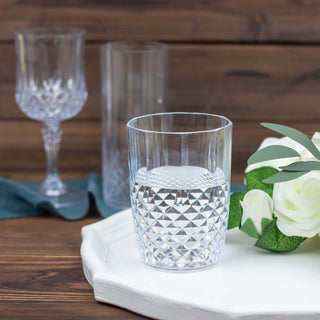 Elegant and Durable Clear Crystal Cut Tumbler Glasses Elegant and Durable Clear Crystal Cut Tumbler Glasses