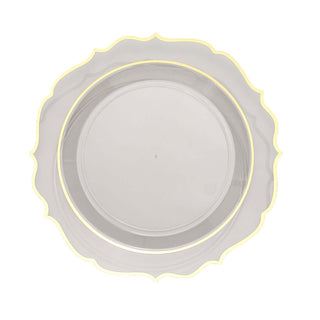 Durable and Stylish Clear Plastic Dessert Plates