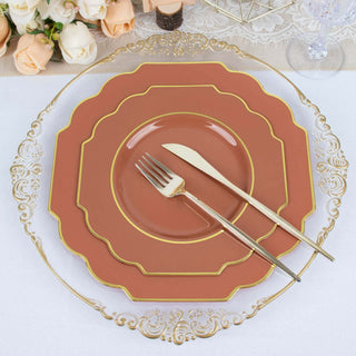 Elevate Your Table Aesthetics with Terracotta (Rust) Elevate Your Table Aesthetics with Terracotta (Rust)