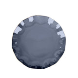 10 Pack | 6inch Navy Blue Round Plastic Dessert Plates, Disposable Tableware#whtbkgd