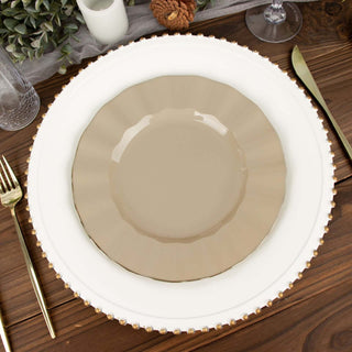 Elevate Your Table Settings with Taupe Dinner Plates Elevate Your Table Settings with Taupe Dinner Plates