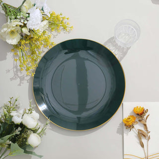 Add Elegance to Your Table with Glossy Hunter Emerald Green Disposable Dinner Plates Add Elegance to Your Table with Glossy Hunter Emerald Green Disposable Dinner Plates