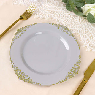 Versatile Gray Plastic Plates for Every Occasion Versatile Gray Plastic Plates for Every Occasion
