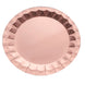 Geometric Rose Gold Foil Large Charger Paper Plates, Disposable Serving Party Plates#whtbkgd