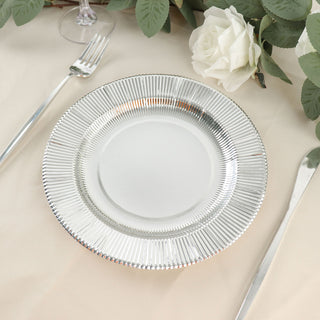 Stunning Silver Sunray Plates for Unforgettable Celebrations