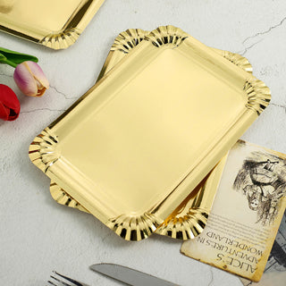 Versatile and Stylish Cardboard Serving Trays