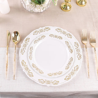 Convenient and Stylish Gold Glittered Disposable Forks