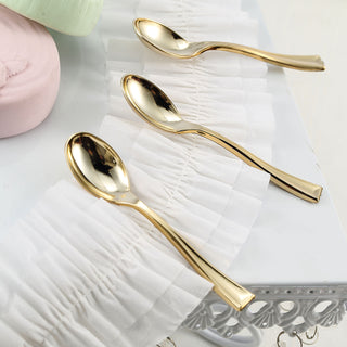 Add a Touch of Elegance with Gold Mini Dessert Spoons