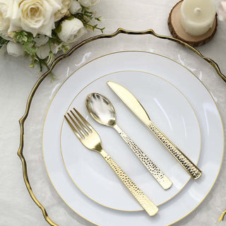 Create Unforgettable Events with our Gold Heavy Duty Plastic Silverware Set Create Unforgettable Events with our Gold Heavy Duty Plastic Silverware Set