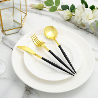 Elegant Gold Silverware Set for Any Occasion