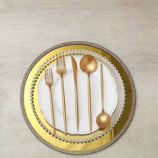 Sleek and Stylish Gold Utensil Set for Any Event Sleek and Stylish Gold Utensil Set for Any Event