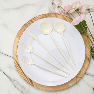 Add Elegance to Your Event with Ivory Premium Plastic Silverware Set Add Elegance to Your Event with Ivory Premium Plastic Silverware Set