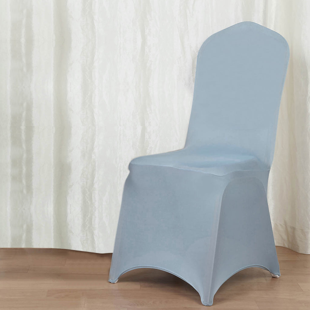 Spandex Folding Chair Cover in Dusty Blue