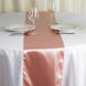 12"x108" Dusty Rose Satin Table Runner#whtbkgd