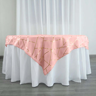 Dusty Rose Polyester Overlay for Elegant Table Decor Dusty Rose Polyester Overlay for Elegant Table Decor