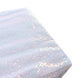 54inch x 4 Yards Iridescent Blue Premium Sequin Fabric Bolt, DIY Craft Fabric Roll