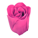 24 Pcs Fuchsia Scented Rose Soap Heart Shaped Party Favors With Gift Boxes And Ribbon#whtbkgd
