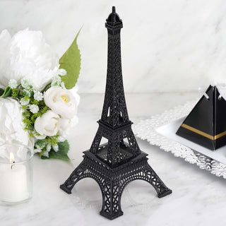 Elegant Black Metal Eiffel Tower Table Centerpiece for Stunning Event Decor Elegant Black Metal Eiffel Tower Table Centerpiece for Stunning Event Decor