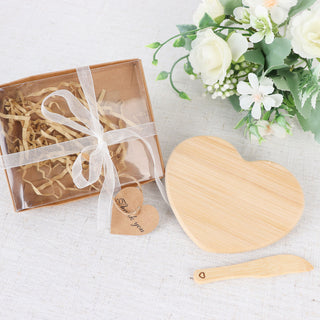 Elevate Your Kitchen Decor with a Heart Shaped Bamboo Cheese Board