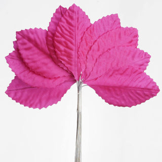 Elevate Your Wedding Decorations with Fuchsia Burning Passion Leaves